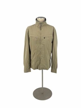 London Fog Men's Olive Green Lightweight Jacket Full Zip Utility Coat